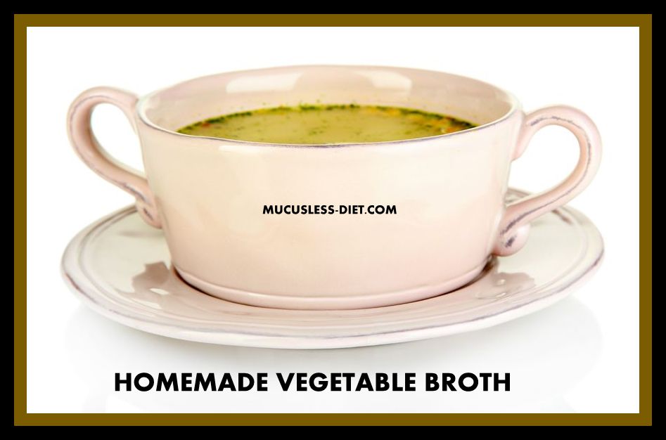 Bowl of Vegetable Broth Picture