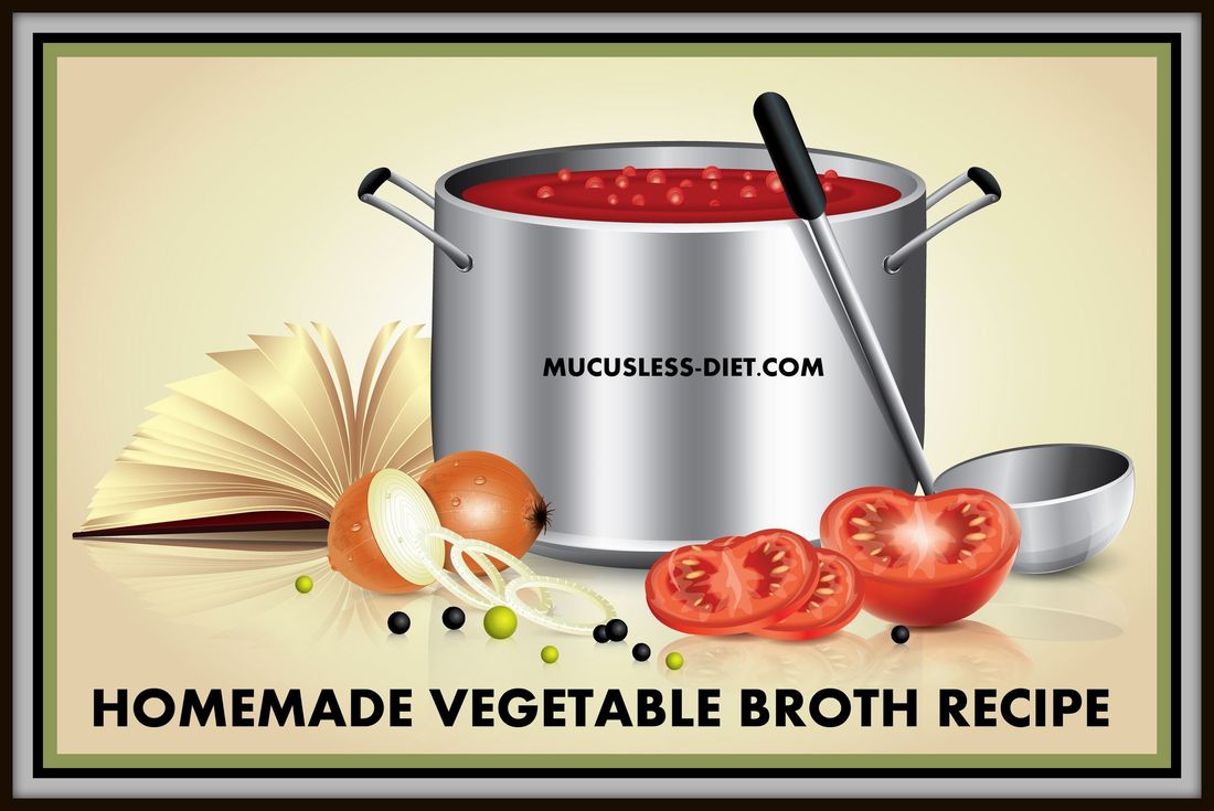 Vegetable Broth Recipe in a Large Stock Pot Picture